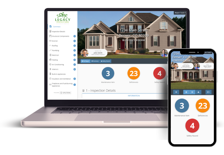 Our Spectora reports can be viewed on any device!